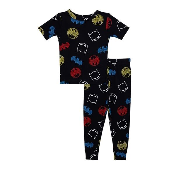 Batman Toddler Snug Fit Pajama Set 2 Piece Size 12M NEW - Picture 1 of 4